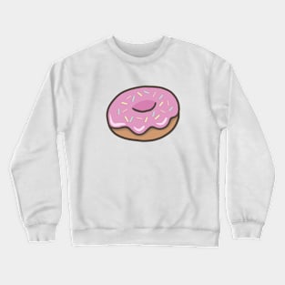 Cute pink donut Crewneck Sweatshirt